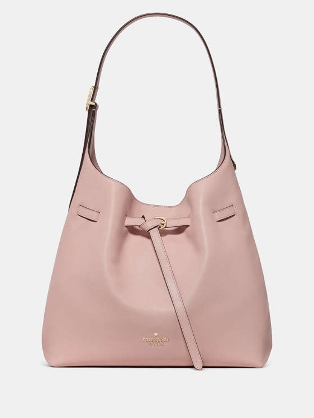 Kate Spade New York 454 Belted Large Shoulder Bag Rose Smoke